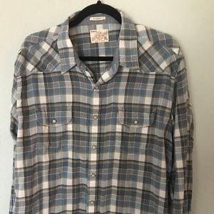 Lucky Brand Classic Fit Pearl Snap Western Shirt